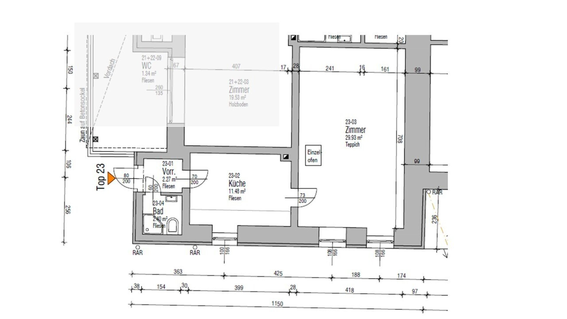 Wohnungsplan