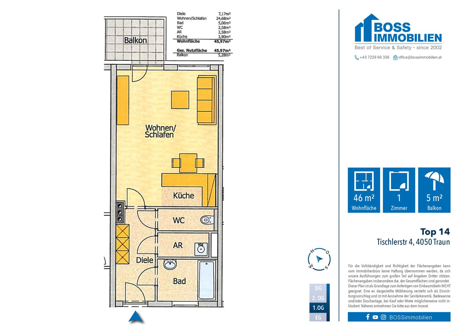 Grundriss_Tischlerstraße 4_Top 14