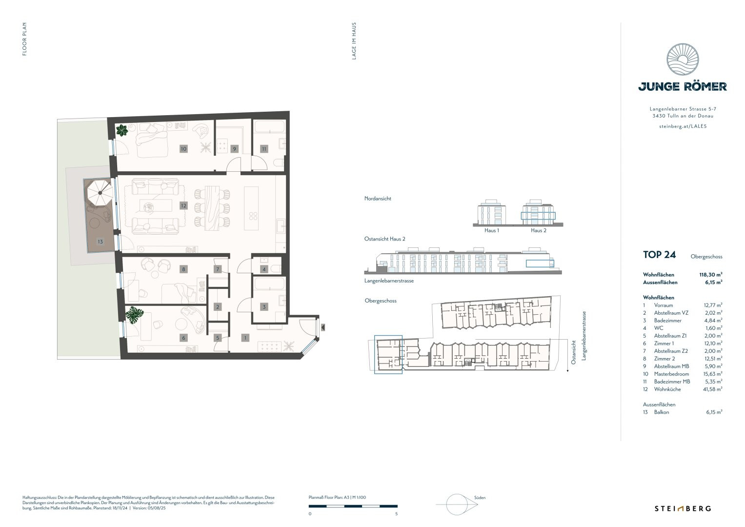 Wohnungsplan Top 24