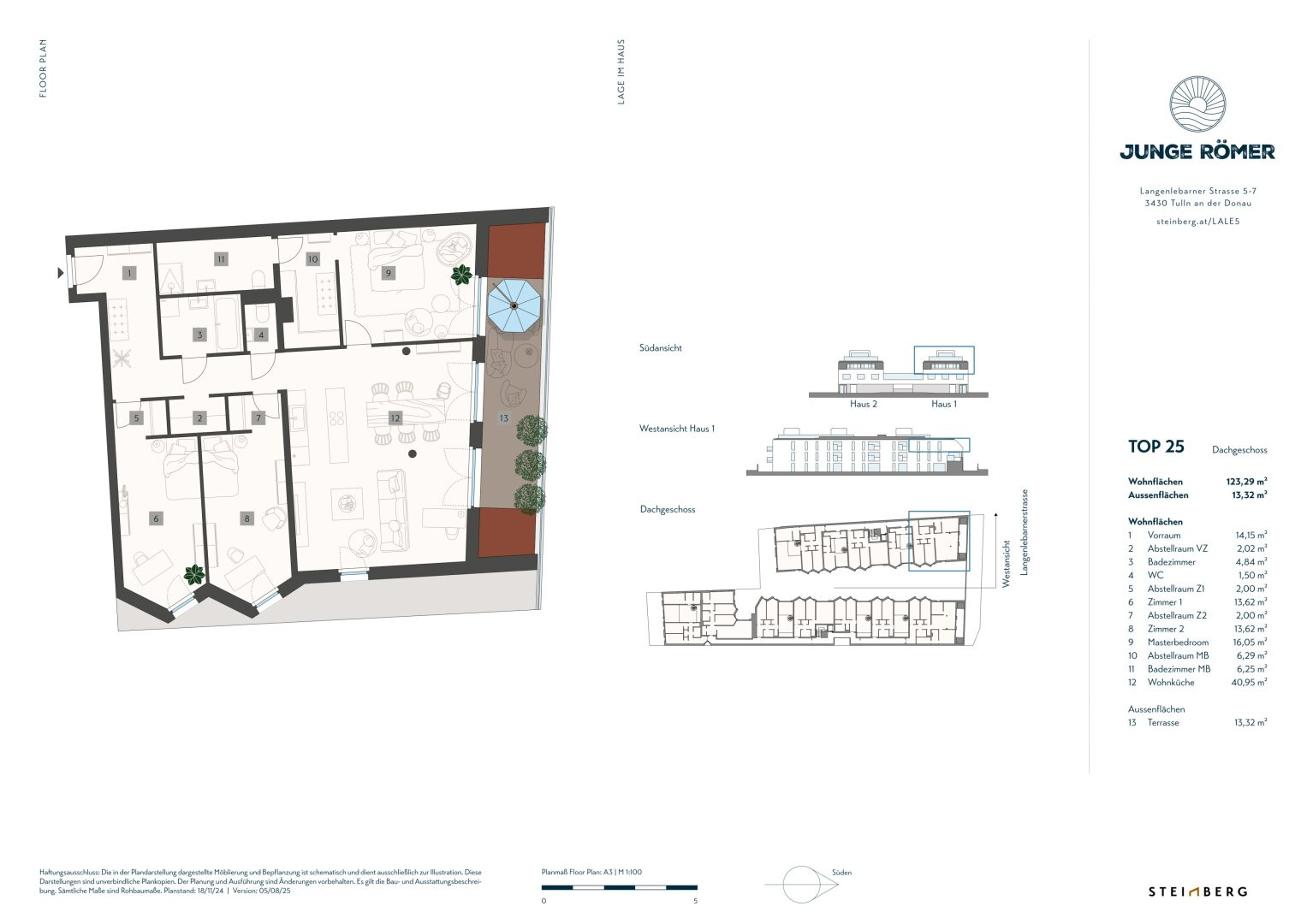 Wohnungsplan Top 25