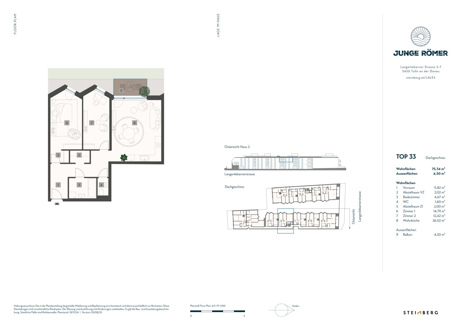 Wohnungsplan Top 33