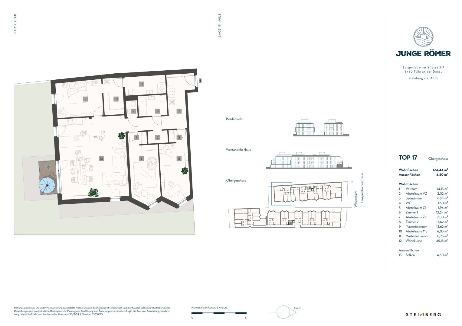 Wohnungsplan Top 17