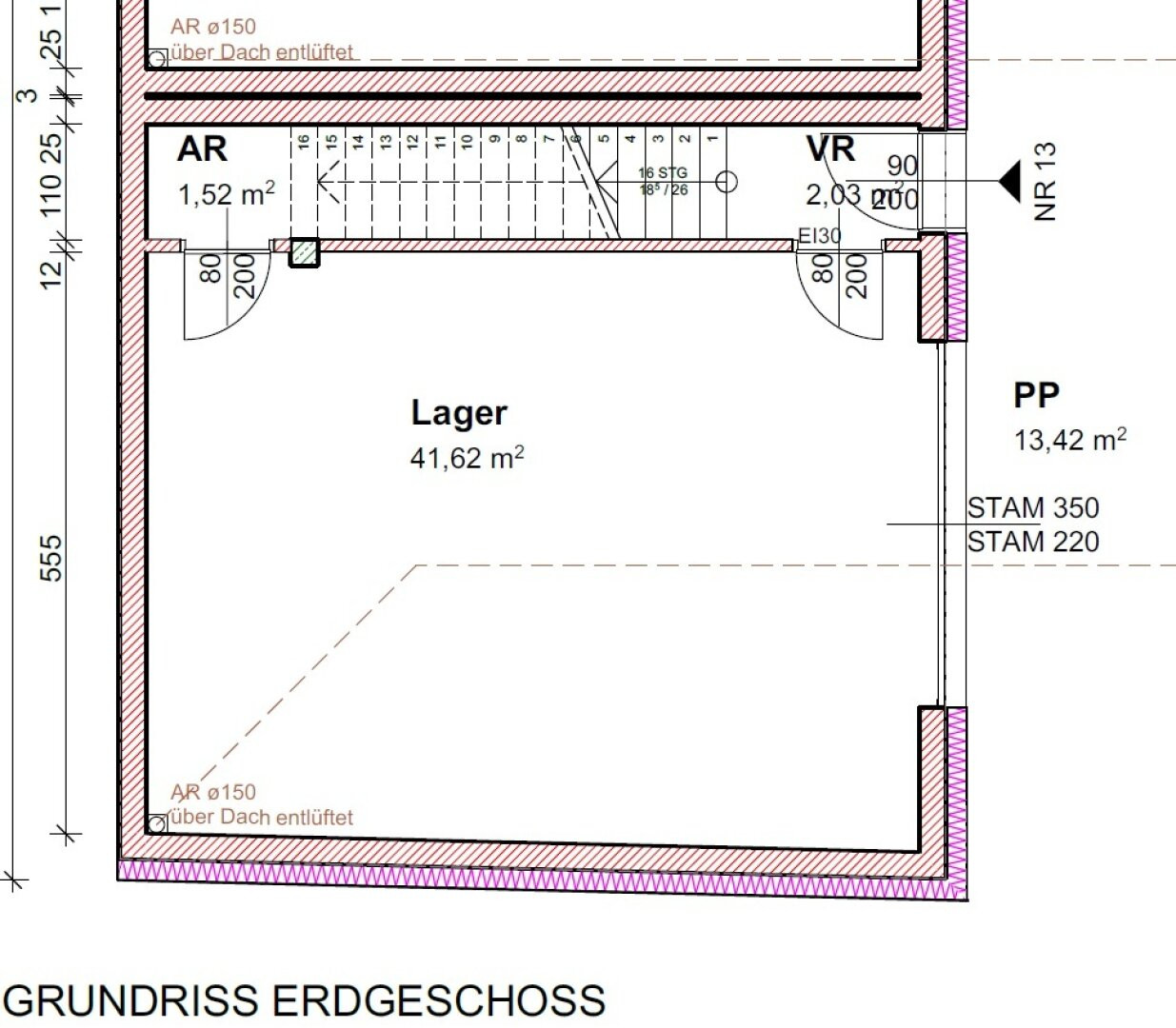 Plan Lager / Abstellraum