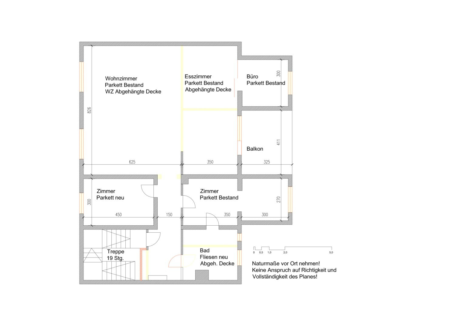 Schematischer Grundriss