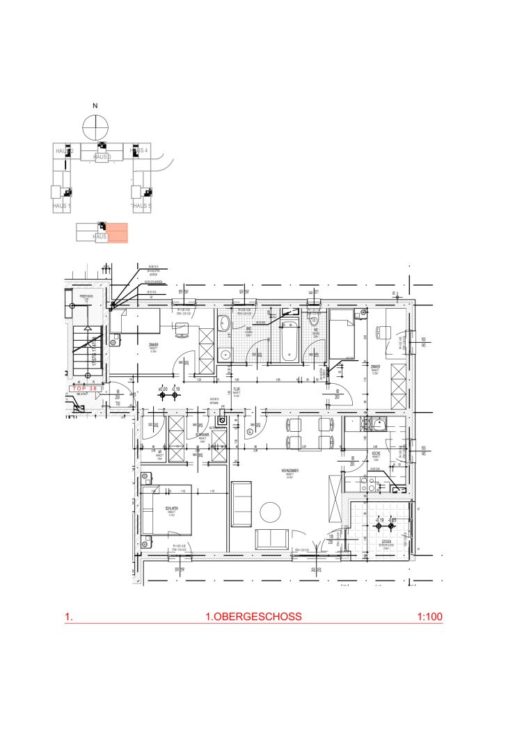 Plan Haus 6/ Top 38