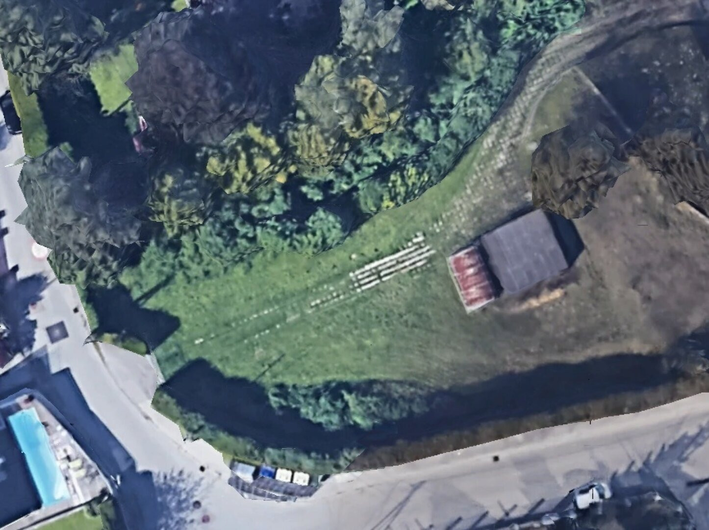 Luftbild von Google Maps