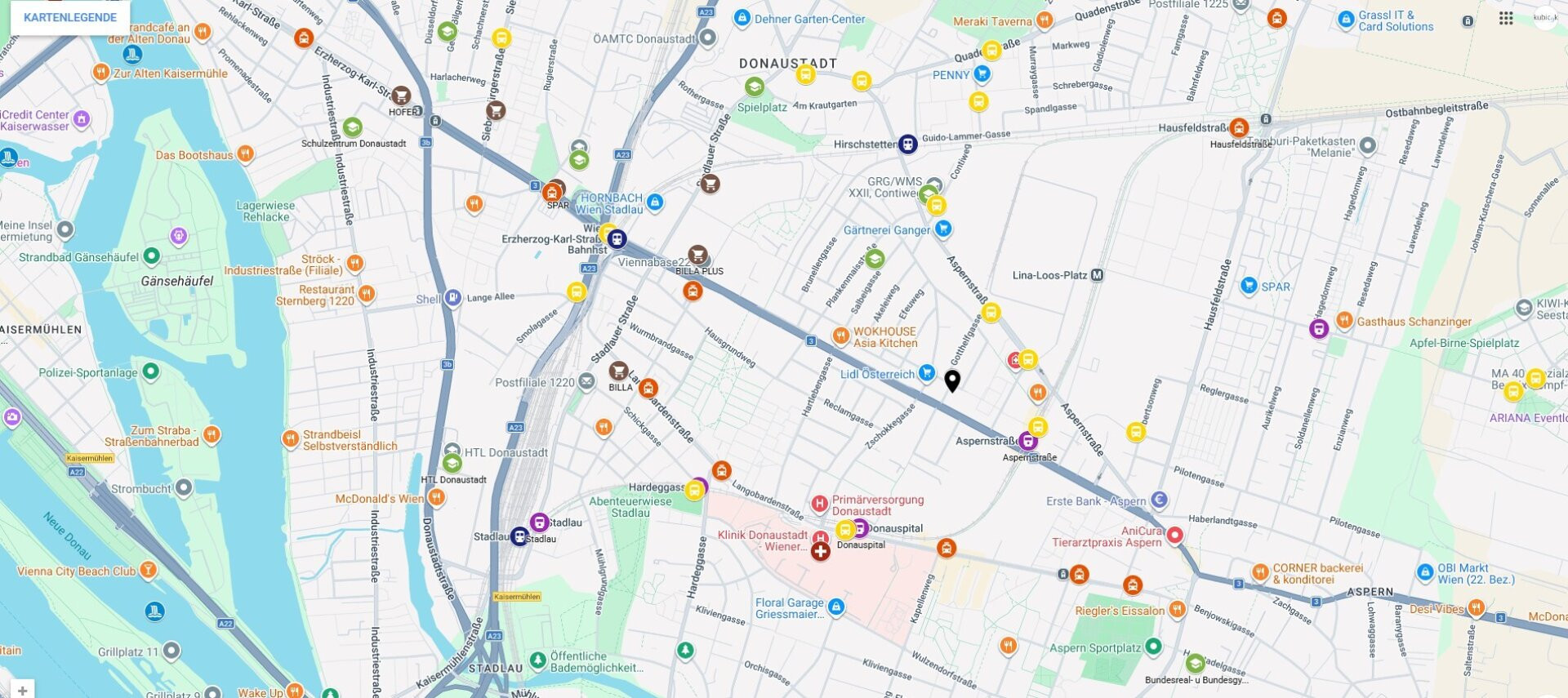 Gotthelfgasse 6 | 1220 Wien | Lageplan