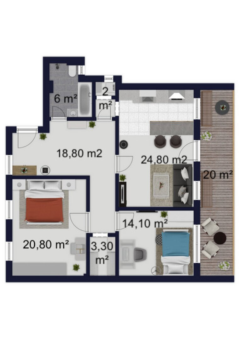Grundrissplan