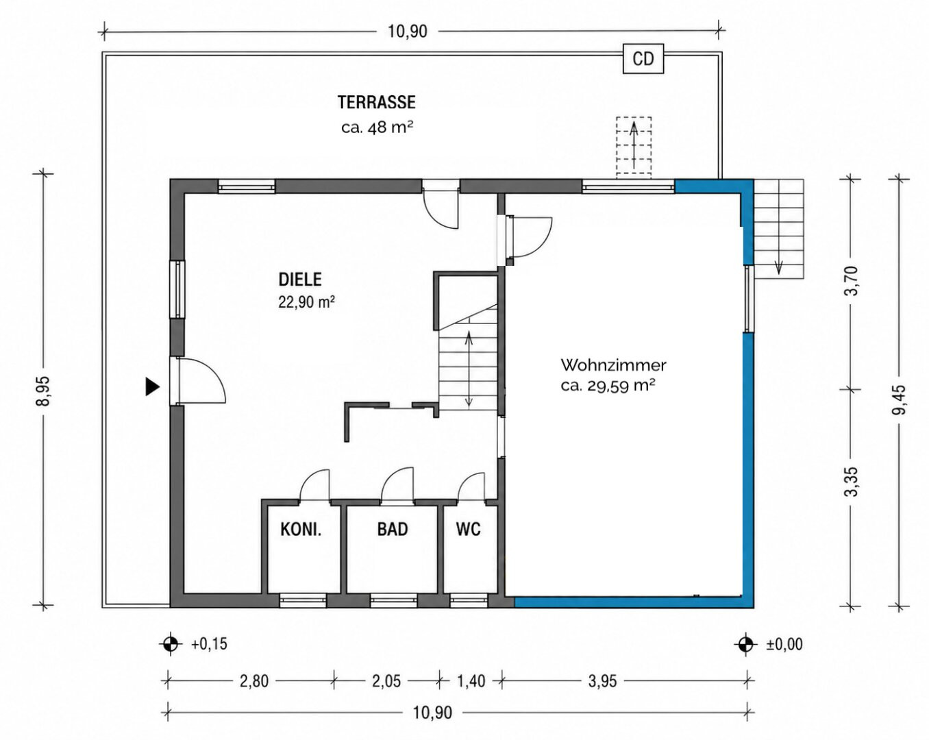 Grundriss Erdgeschoss