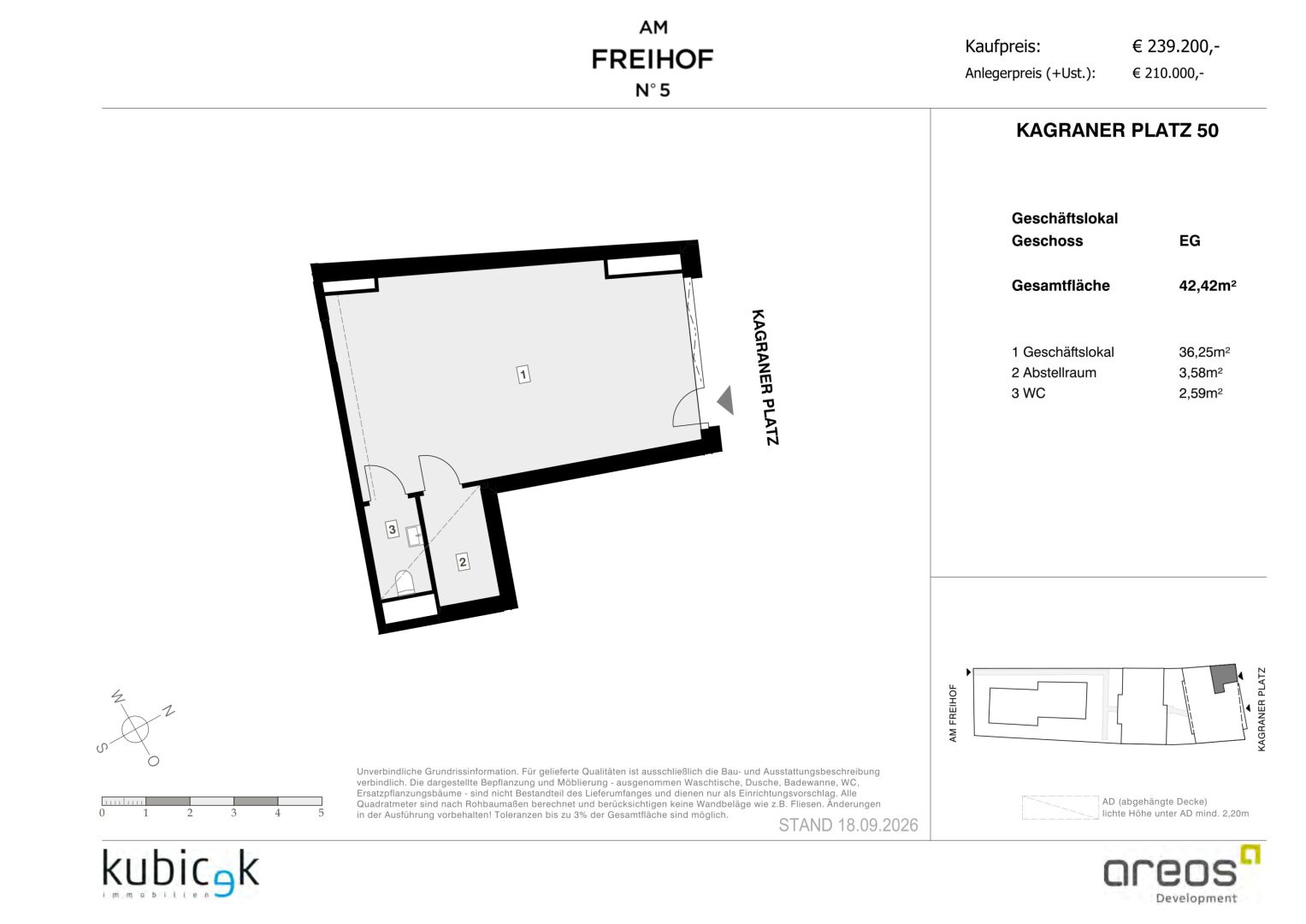 Plan Geschäftslokal