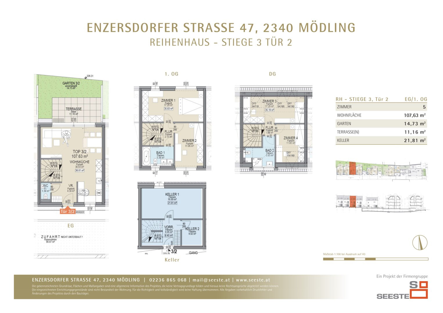 Grundriss Tür 3/2
