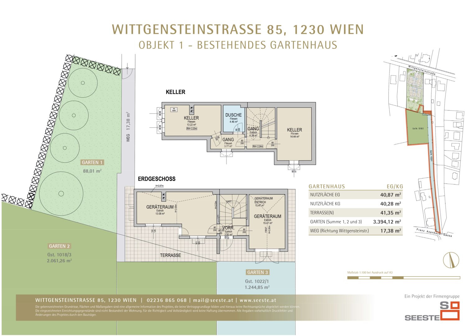 Bestehendes Gartenhaus - Objekt 1