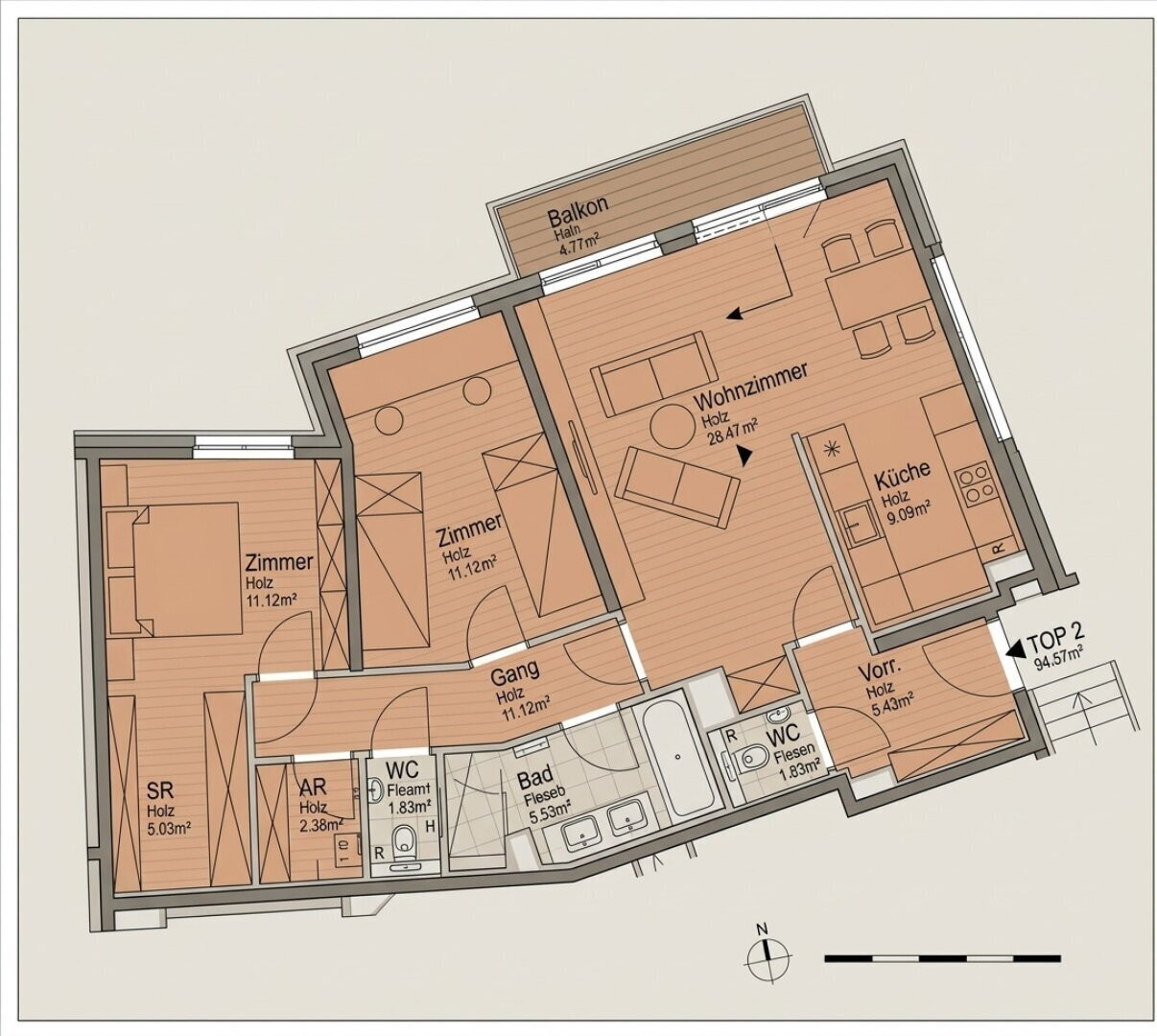 Plan mit Angbaben
