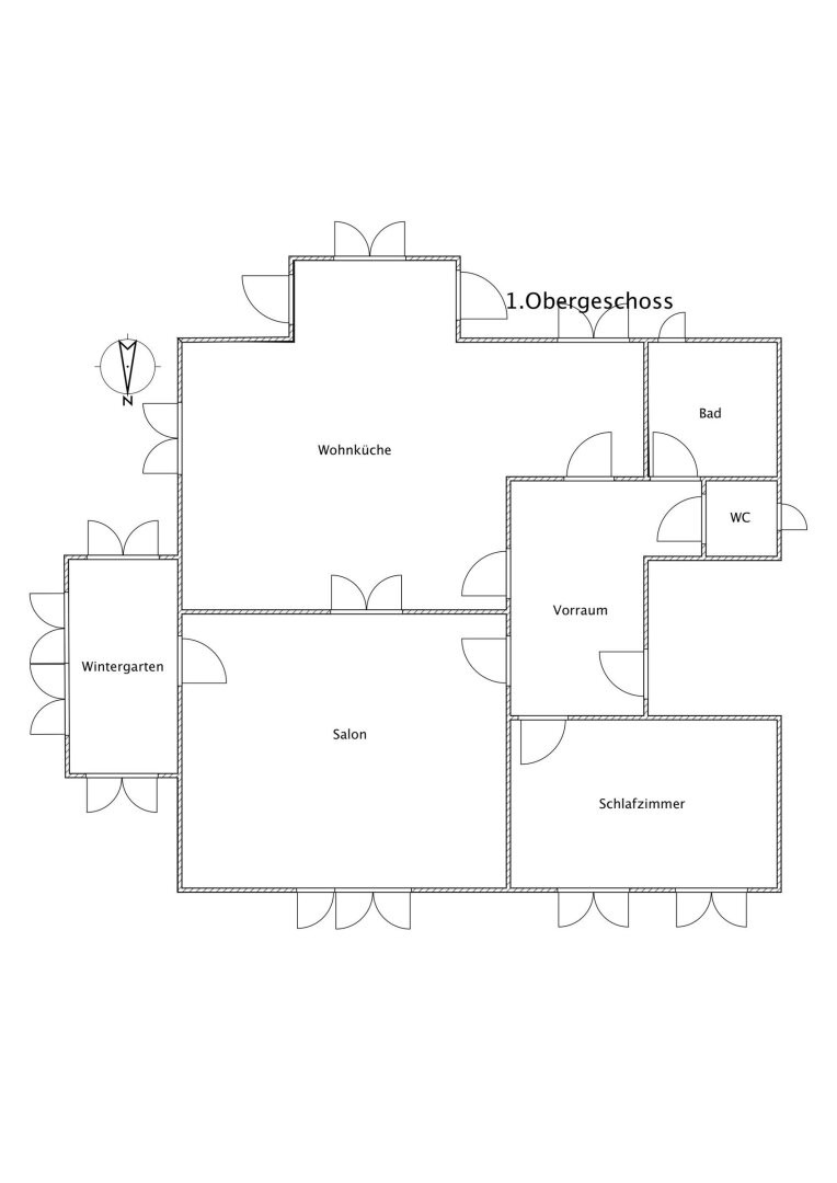 Grundriss 1. Obergeschoss