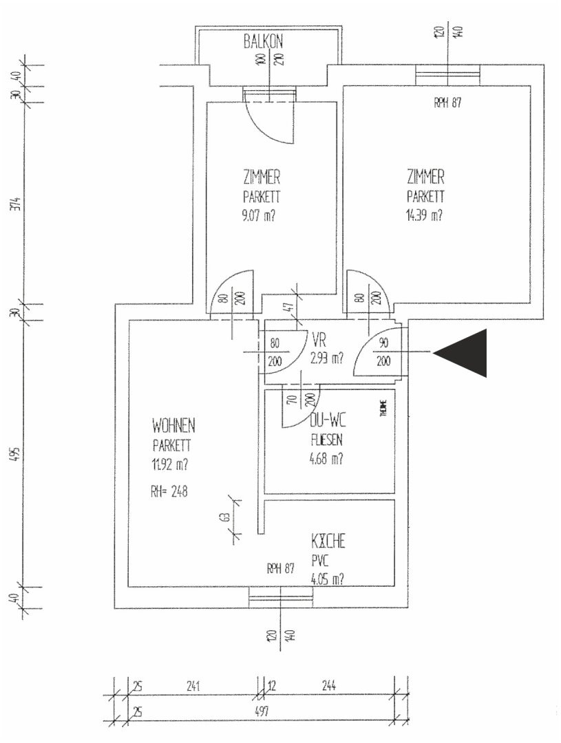 Wohnungsplan