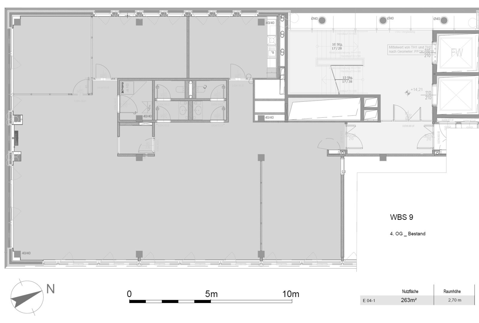 WBS9 4.OG 263 m²