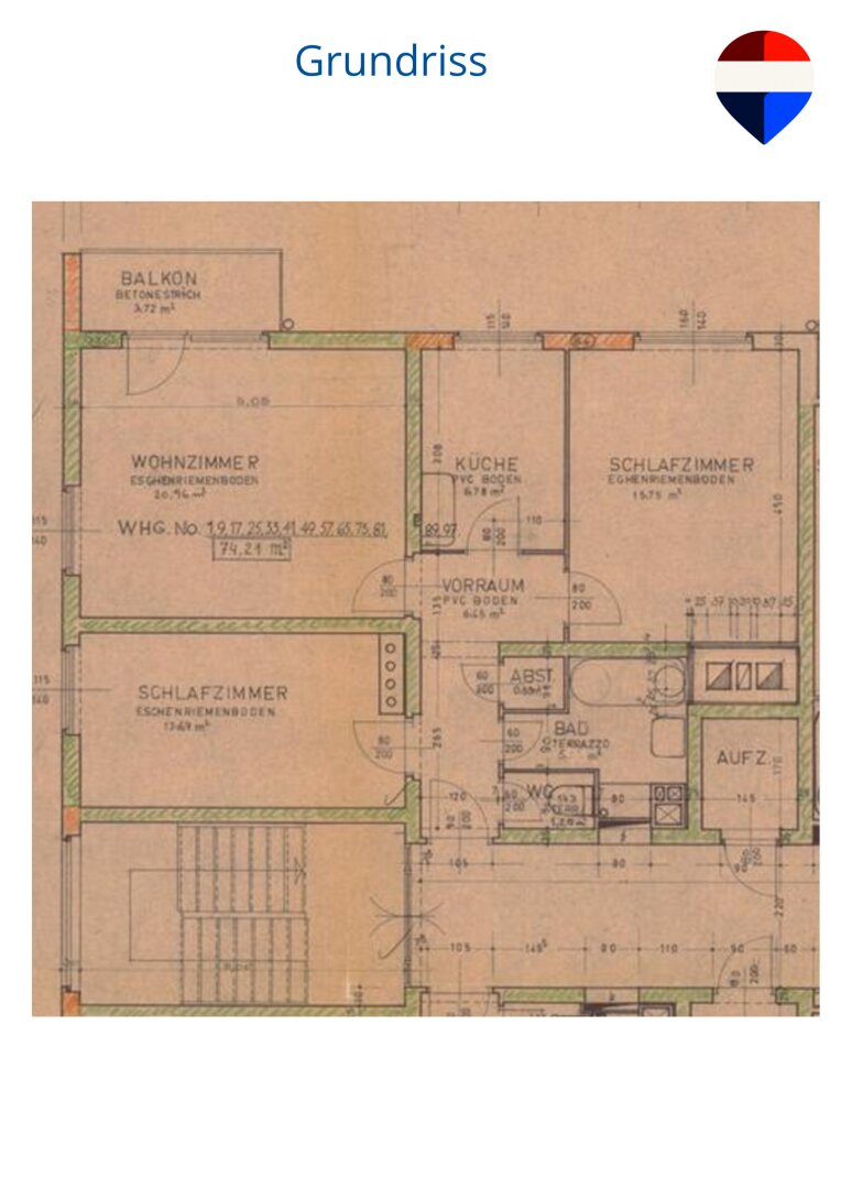 Grundrissplan