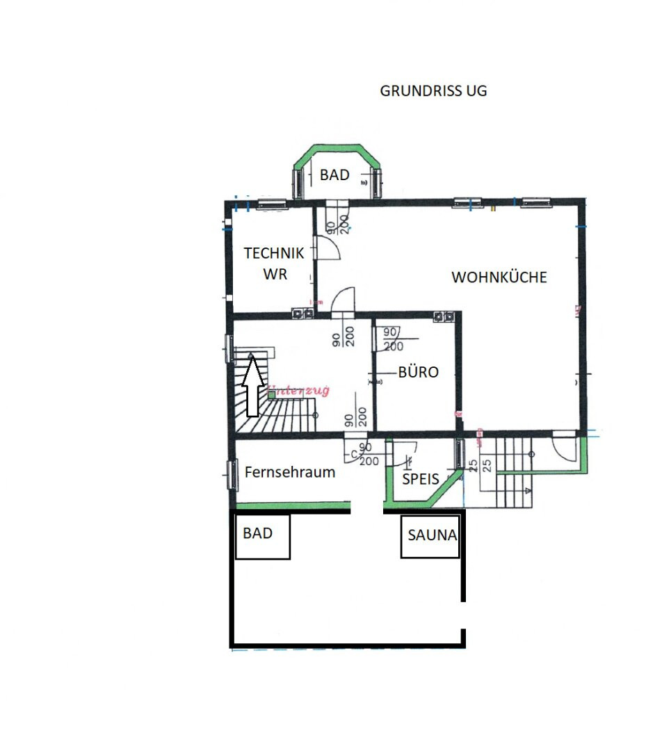 Grundriss UG