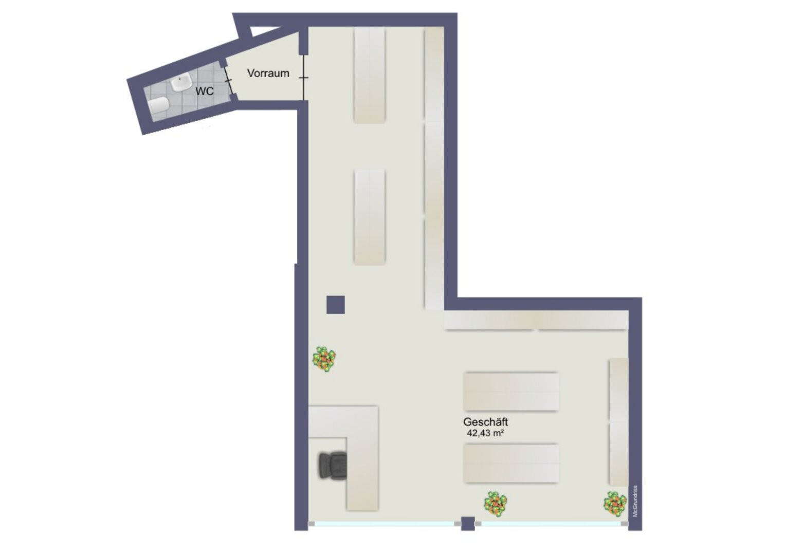 Grundriss schematisch