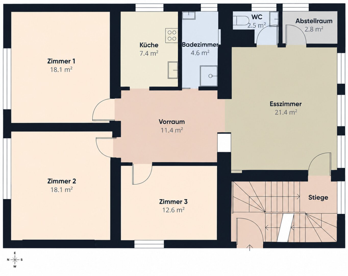 Plan Erdgeschoss