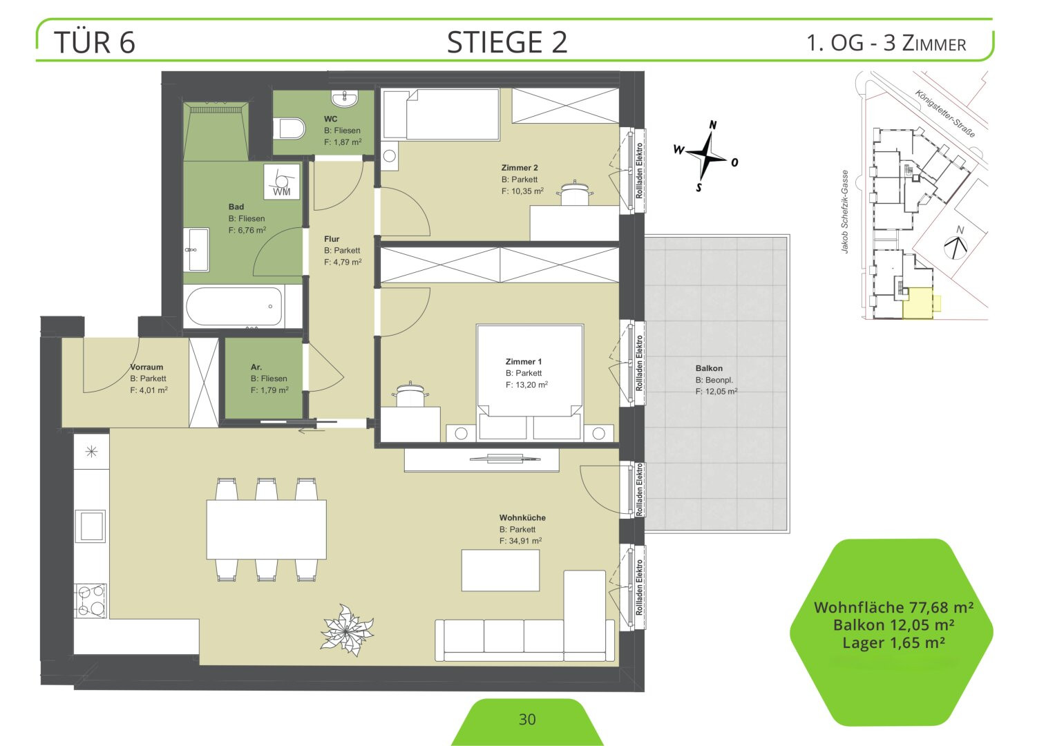 Wohnungsplan