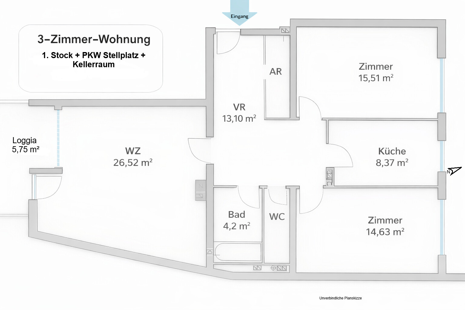 unverbindliche Planskizze
