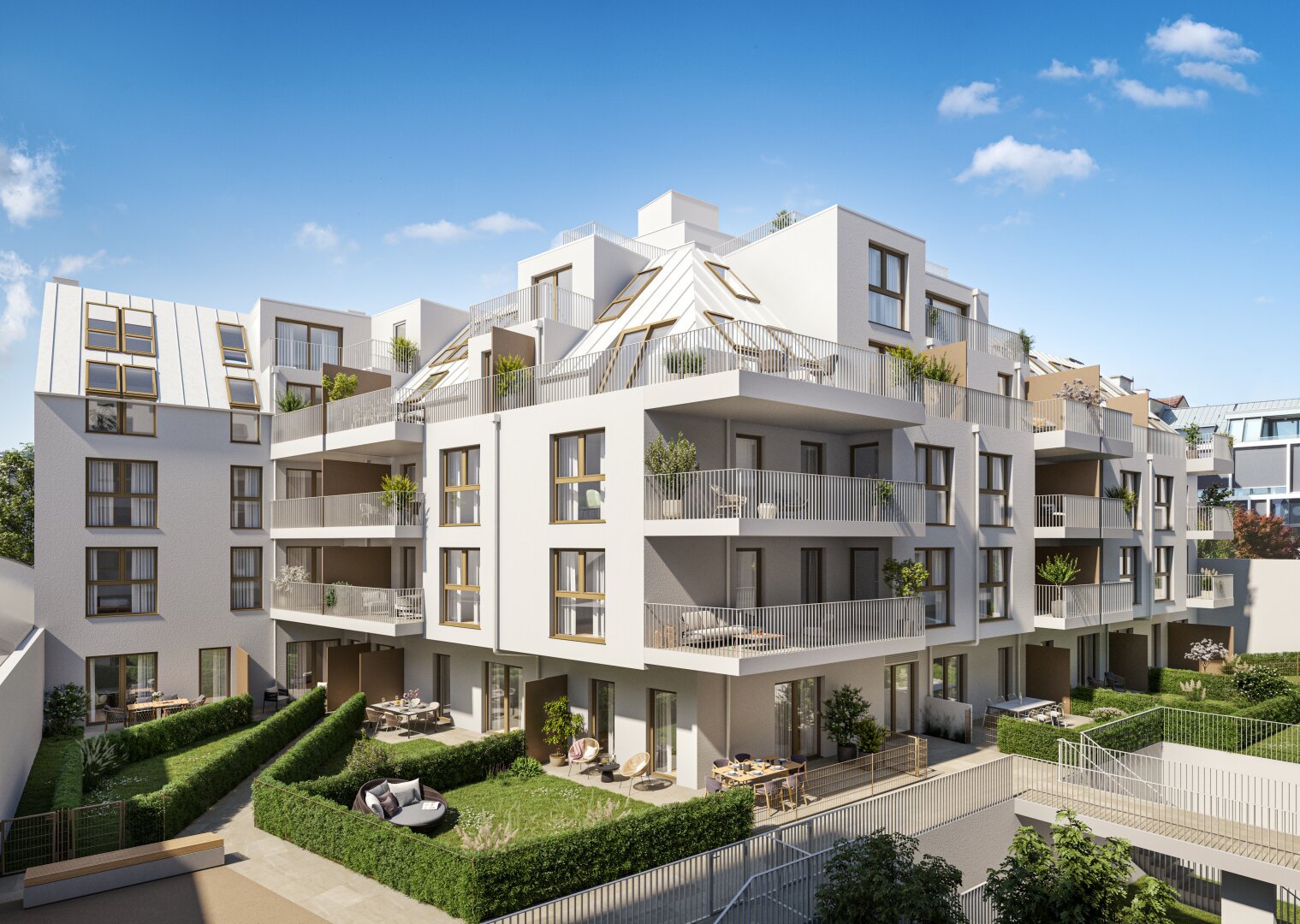 The Temptation: Ruhige Dachgeschoßwohnung mit tollen Freiflächen