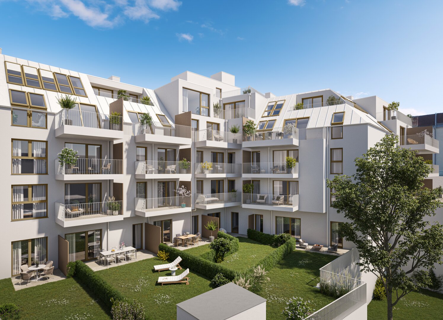 The Temptation: Ruhige Dachgeschoßwohnung mit tollen Freiflächen