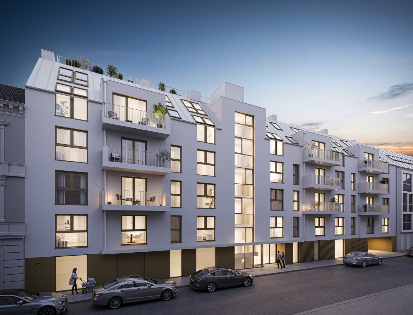 The Temptation: Ruhige Dachgeschoßwohnung mit tollen Freiflächen