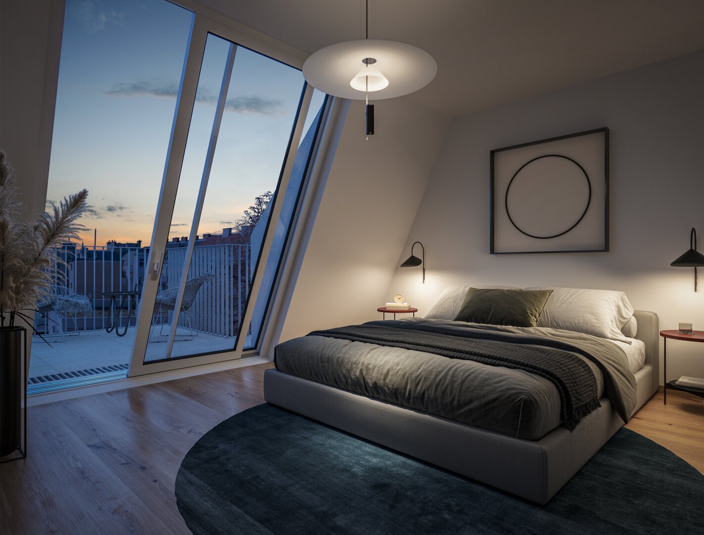 The Temptation: Ruhige Dachgeschoßwohnung mit tollen Freiflächen