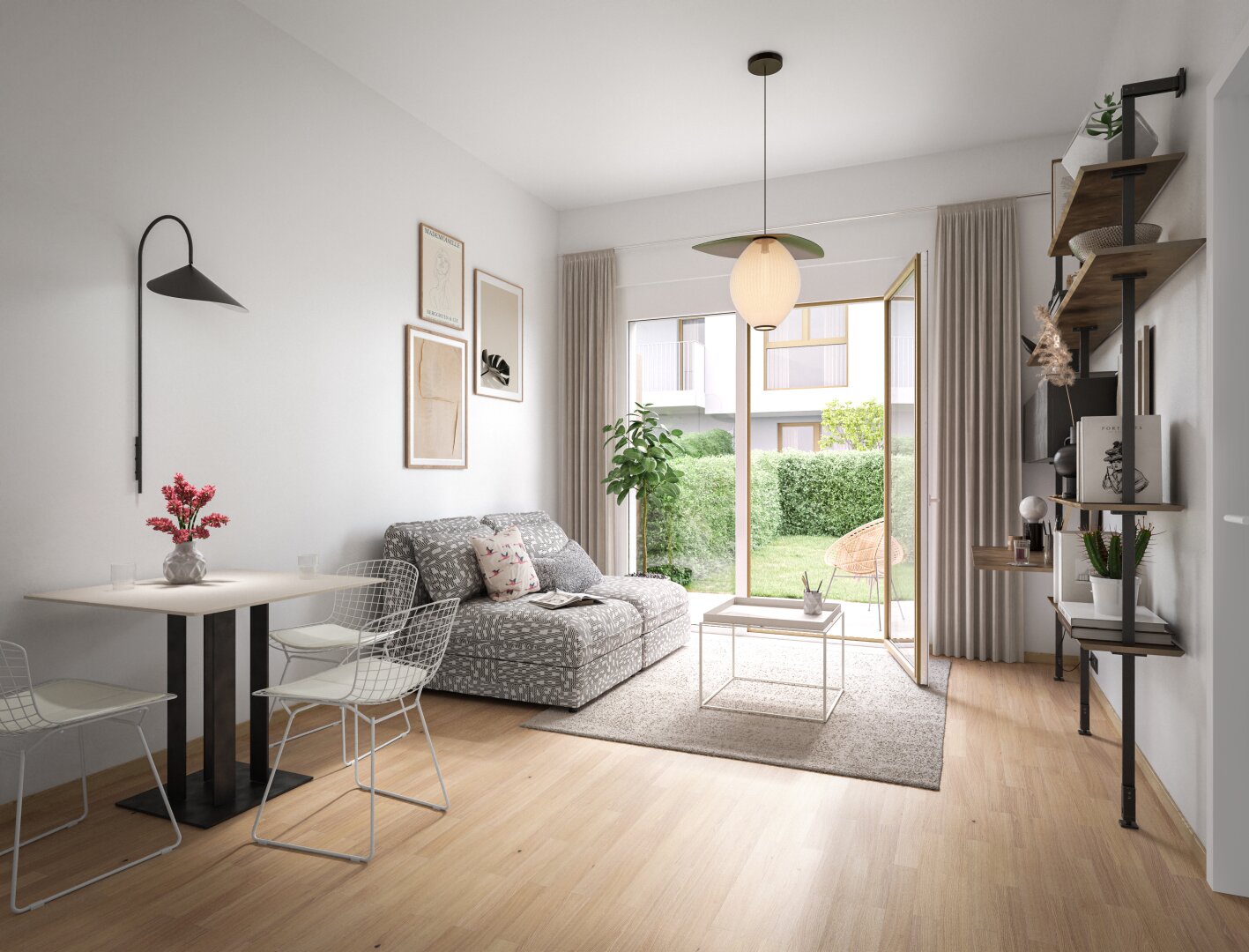 The Temptation: Ruhige Dachgeschoßwohnung mit tollen Freiflächen