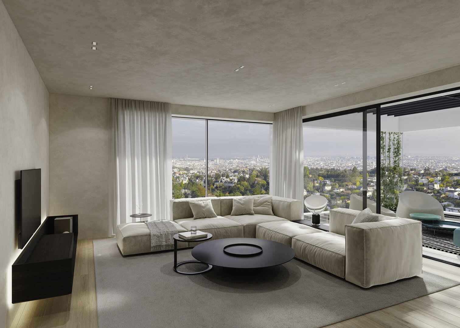 Wohnen mit Rundumblick – Wohnung mit umlaufendem Balkon und Terrasse