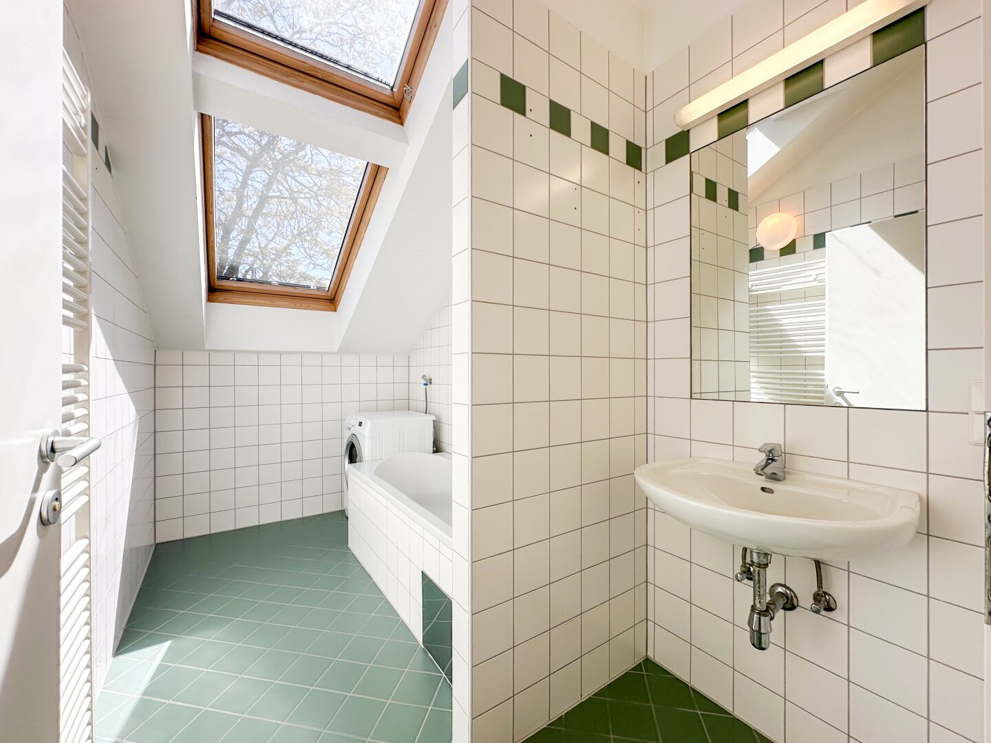 Sonnige Dachterrasse, Hohe Räume, Smarte Raumaufteilung – Elegante Dachgeschosswohnung im 3. Bezirk