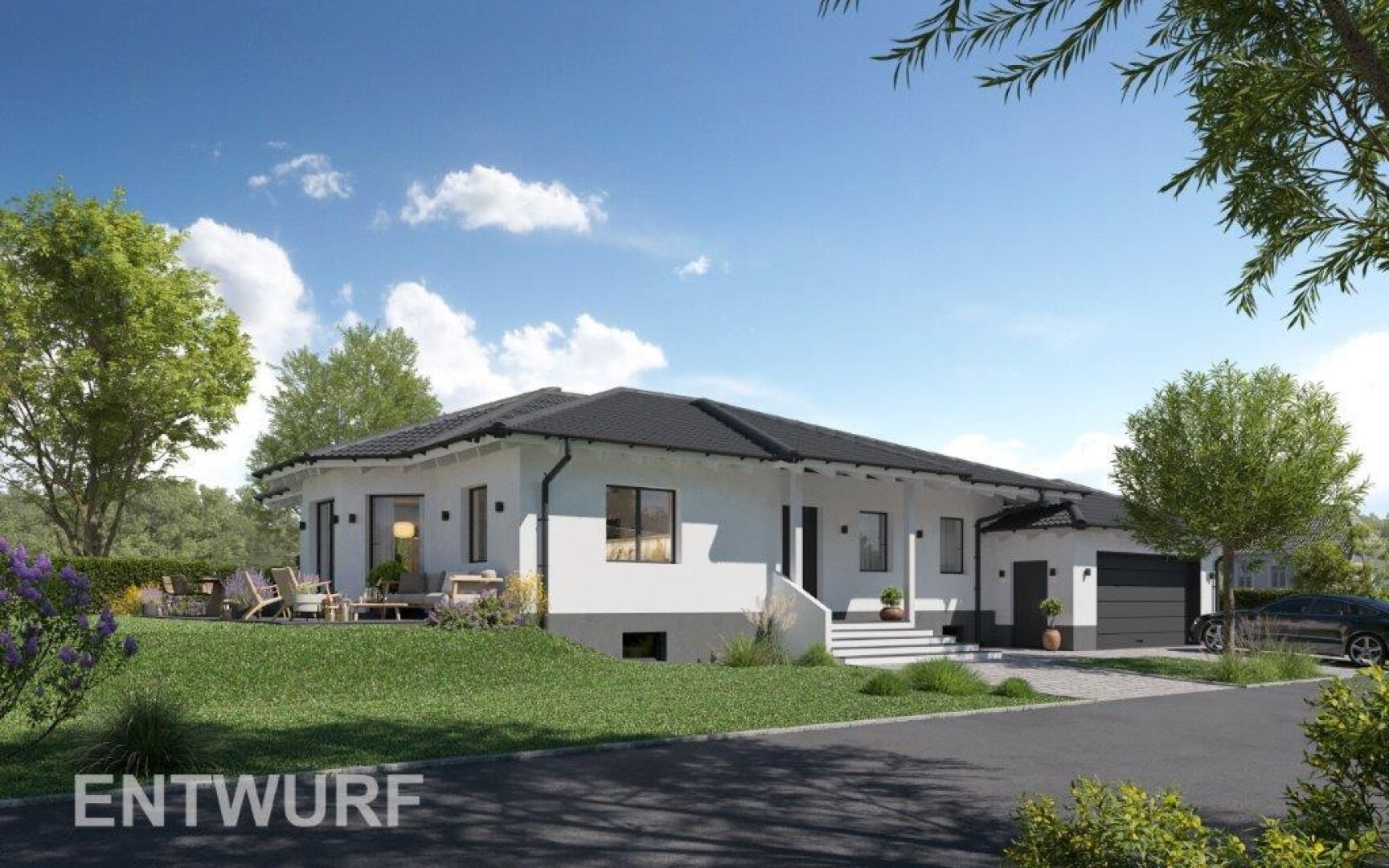 Barrierefreier Bungalow in ländlicher Lage