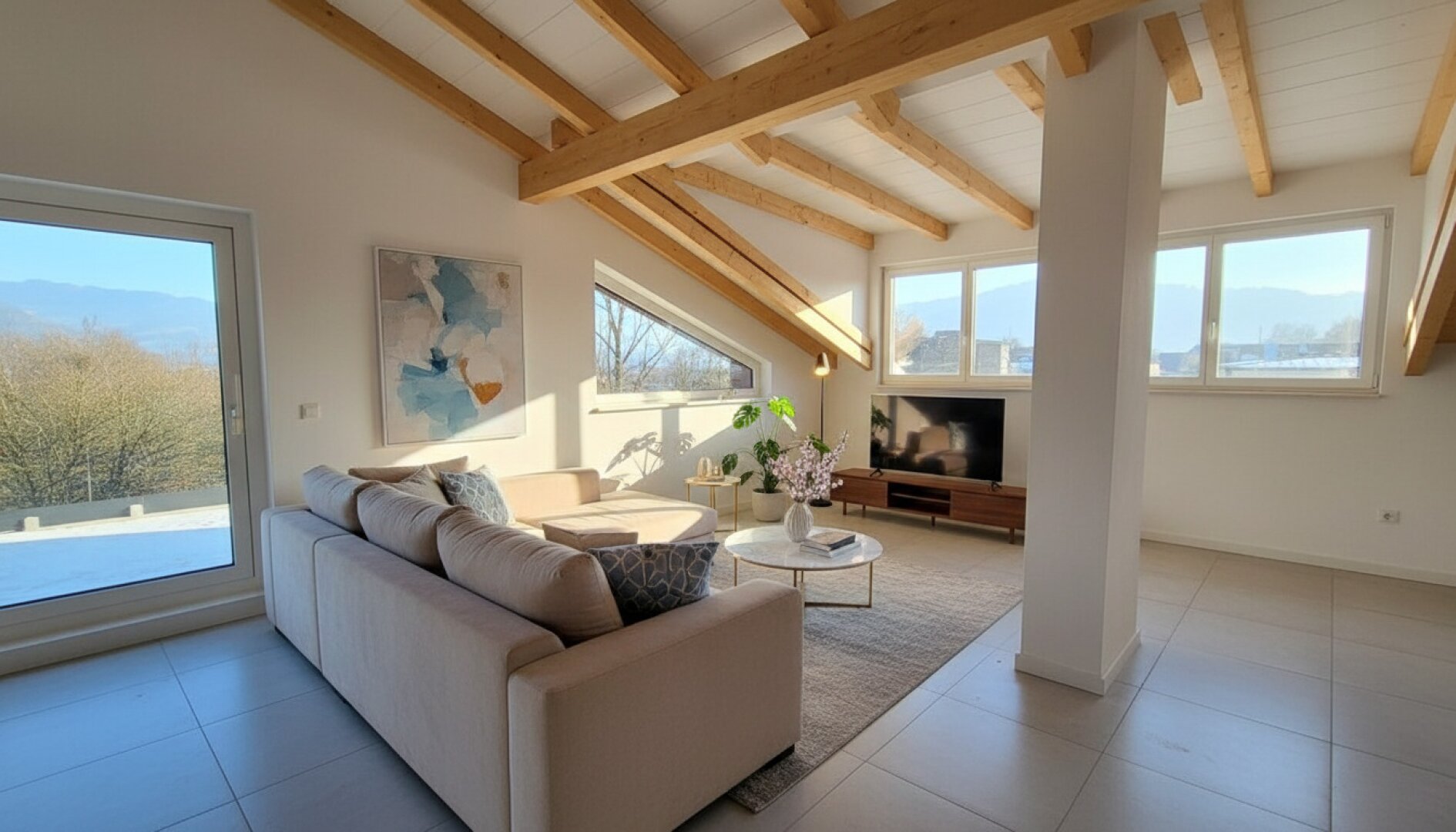 Genießen diesen Sommer in ihrer Penthouse Wohnung
