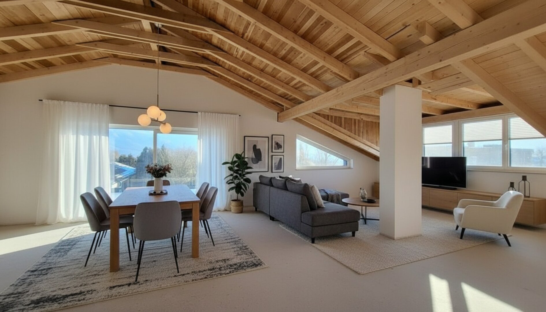 Genießen diesen Sommer in ihrer Penthouse Wohnung