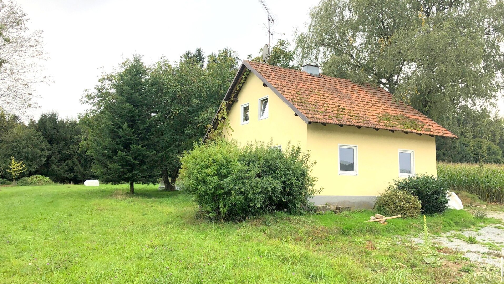 Alleinlage, 129.000 Euro Renovierungsbedürftiges Haus am Waldrand 4762 St Willibald Oberantlang 14