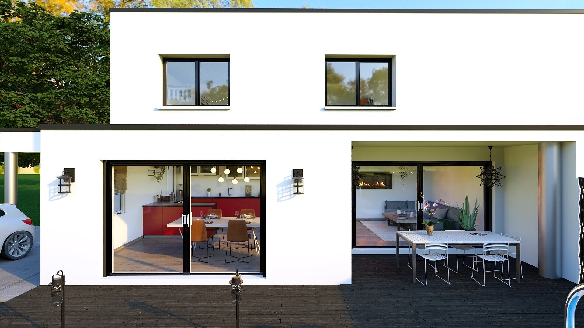 Neubau Aktion!  130m2 Nutzfläche  Garage 28 m2, 347.000 Euro