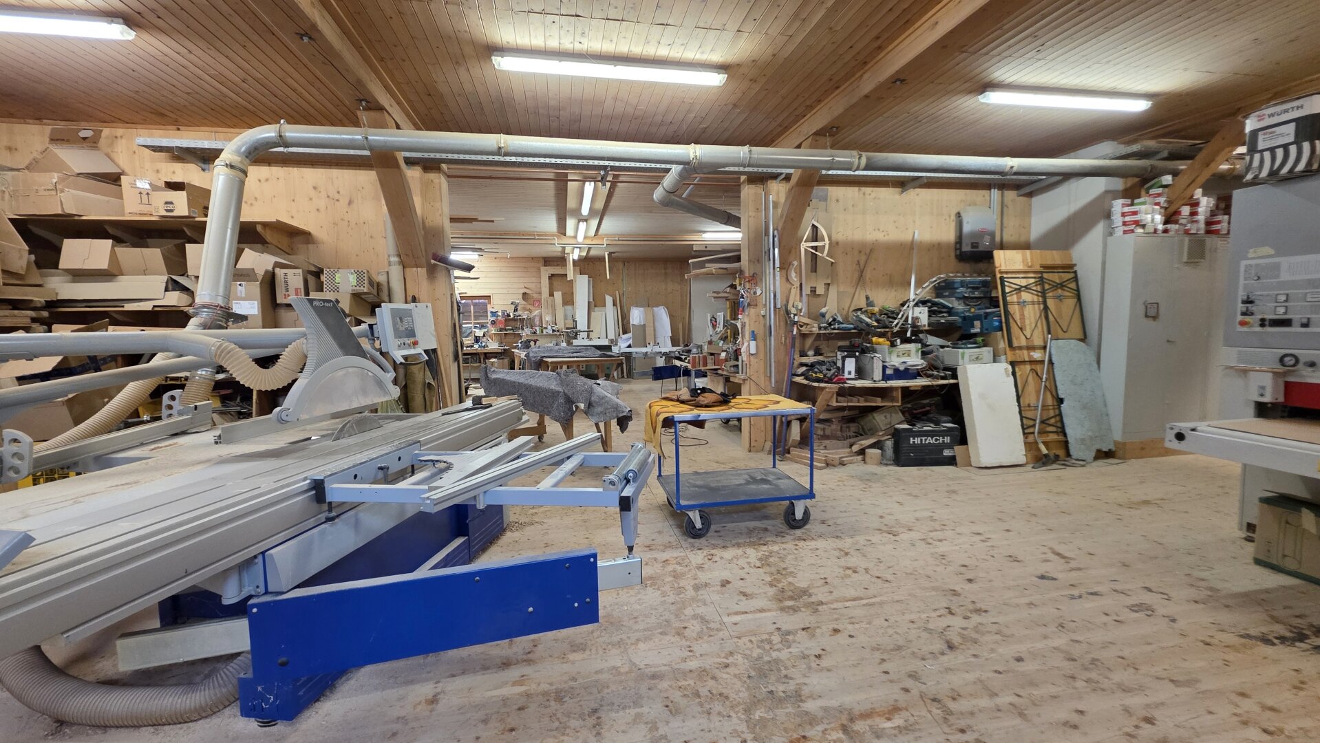 Tischlerei zu pachten – voll ausgestattete Produktionsstätte mit Auftragsübernahme