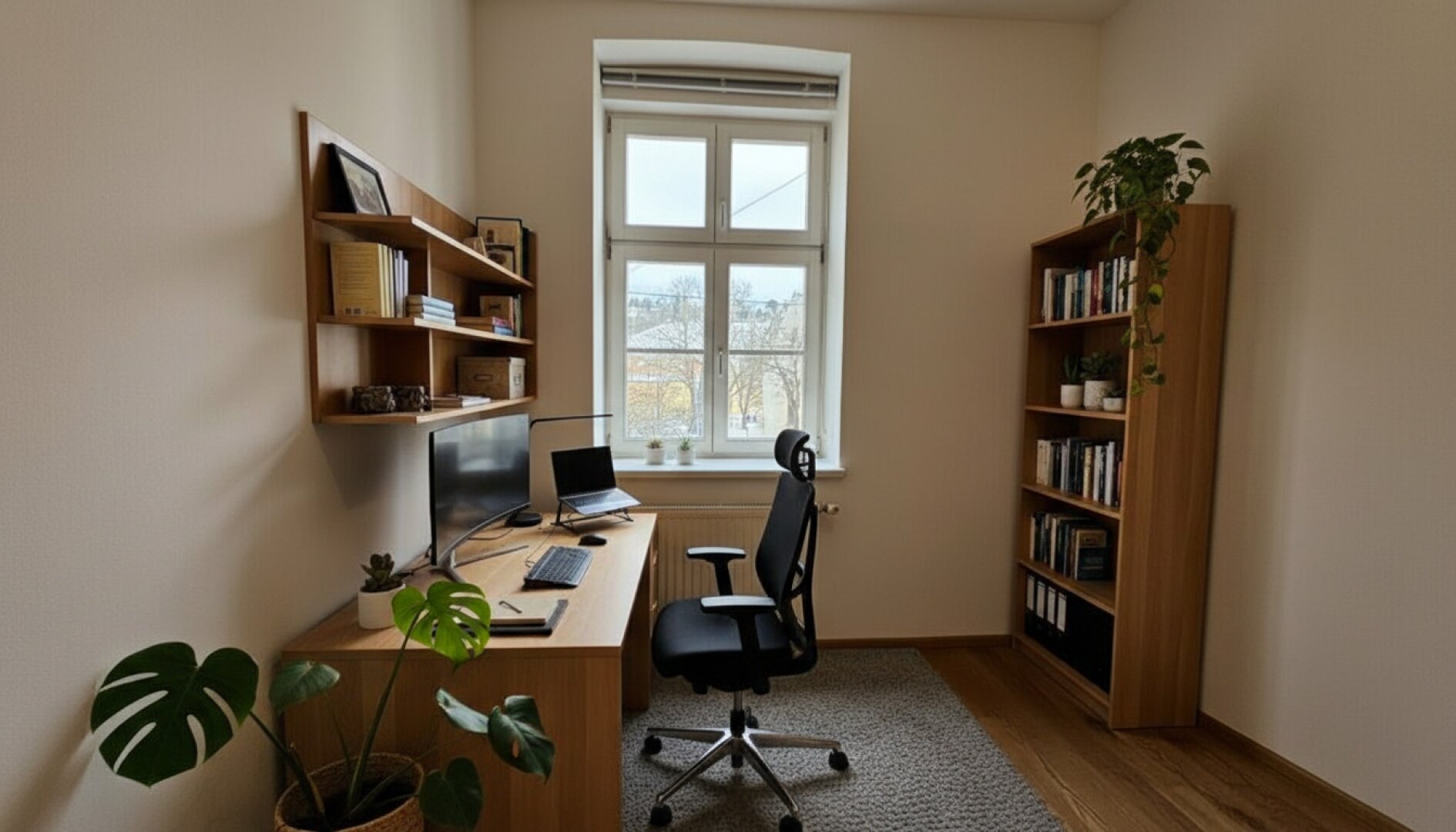 Zimmer als Büro KI