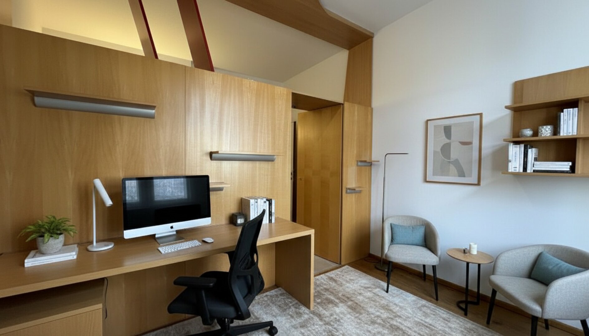 Zimmer als Büro KI