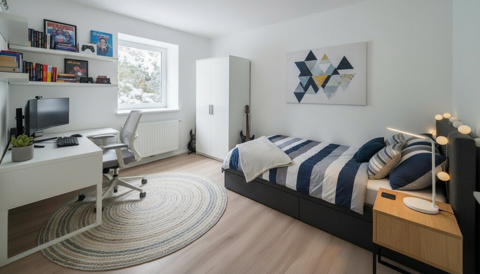 Teilrenovierte Wohnung mit überdachten PKW Stellplatz