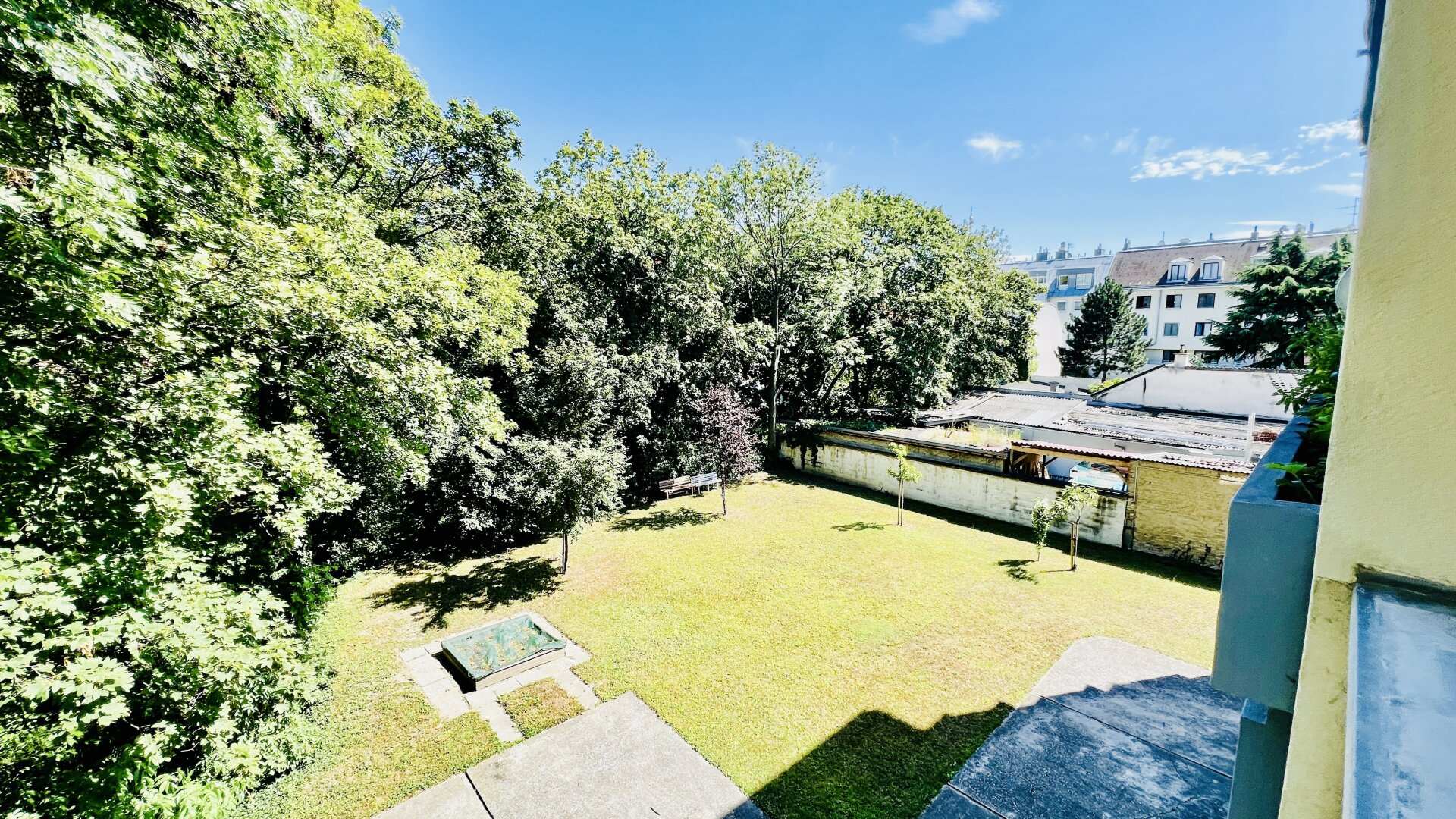 12 Minuten zur U6 - Alte Donau ums Eck - morgen Sonnen am Balkon & Loggia - Grünblick - Innenhof Ruhelage