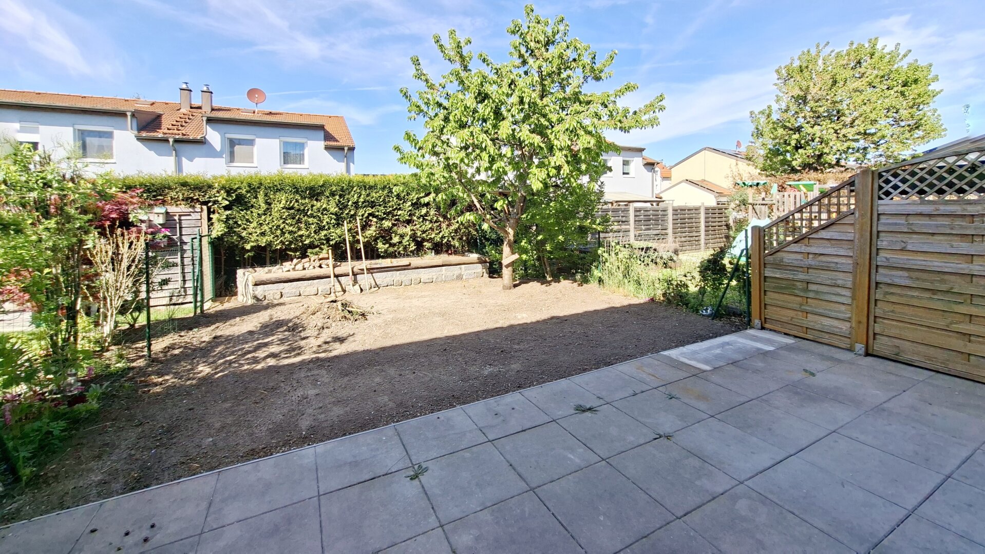 Reihenhaus mit Garten, vollunterkellert