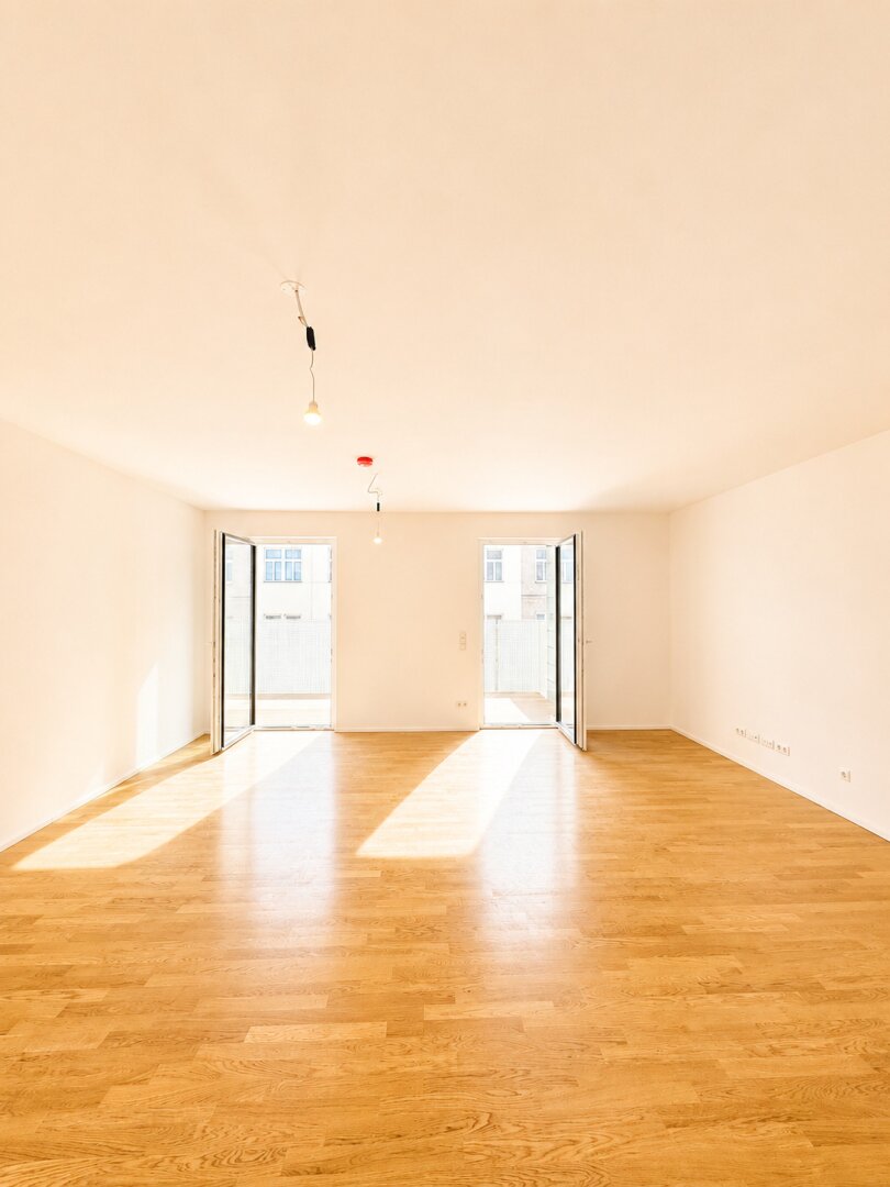 Exklusive 3-Zimmer-Neubauwohnung mit Freifläche in generalsaniertem Haus nahe Augarten