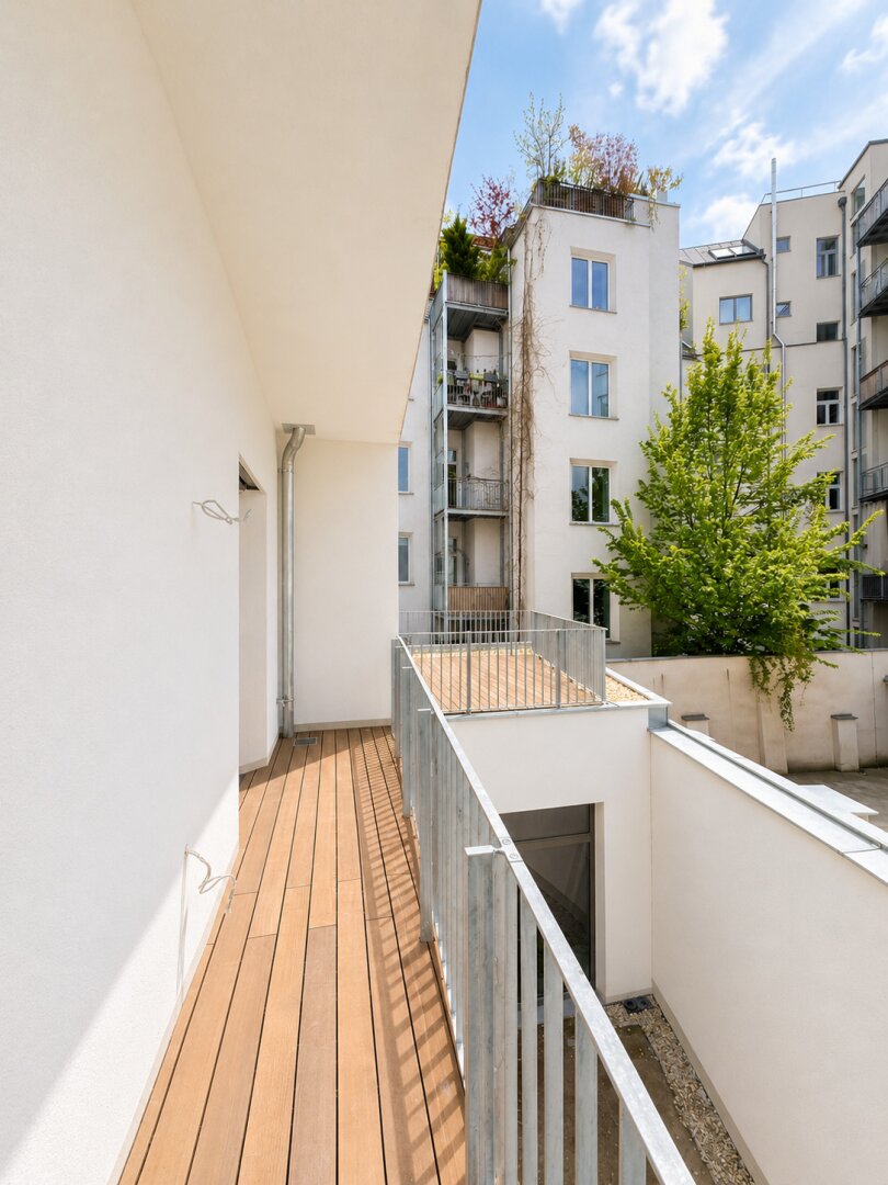 Stilvolle Erstbezugswohnung mit Loggia in absoluter Ruhelage im 2. Bezirk