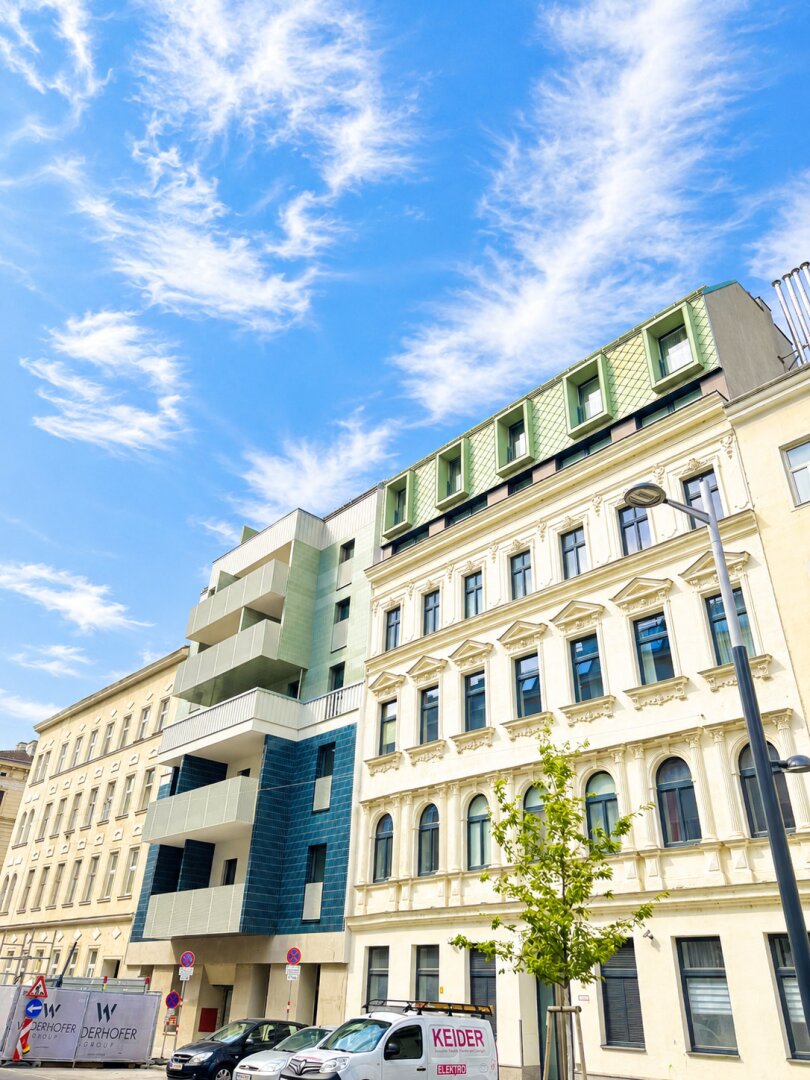 Stilvolle Erstbezugswohnung mit Loggia in absoluter Ruhelage im 2. Bezirk