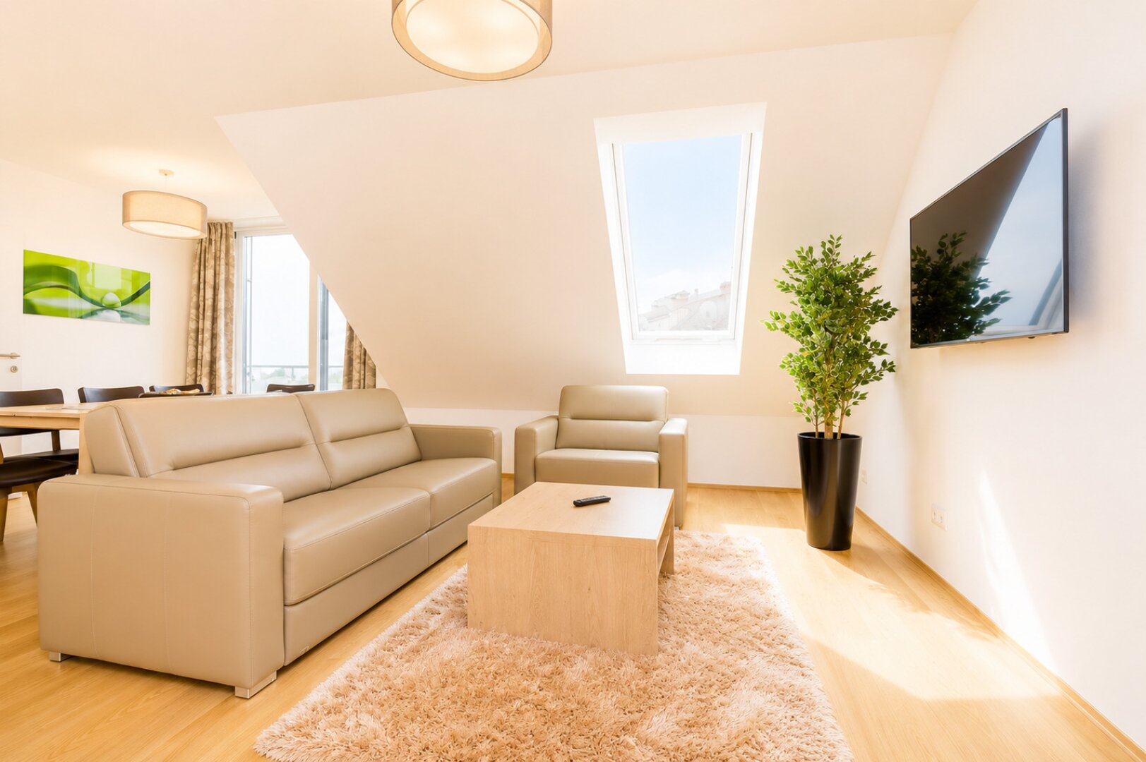 Exklusive Dachgeschosswohnung mit  2 Terrassen nahe Augarten – Ruhelage & Fernblick