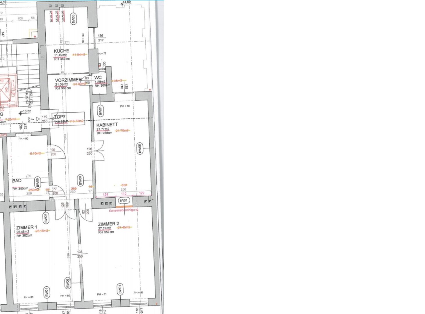 ++NEU++Kernsanierter Altbau ERSTBEZUG, 3 getrennte Zimmer+Küche in Citylage!!