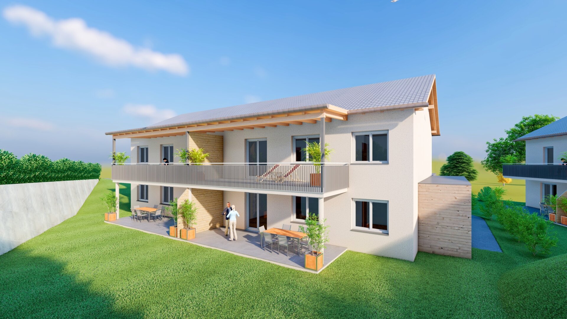 Update! - Baugenehmigtes Projekt. - Ruhelage Lassnitzhöhe, 20 Min. vor Graz. - 723 m² WNFL